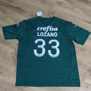 PUMA Men's Palmeiras Arrow Soccer Jersey "Lozano 33" NWT Size 2XL